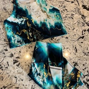 Old Navy Marble Tank & Shorts - S